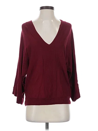Pre-owned Billy Reid Pullover Sweater In Burgundy