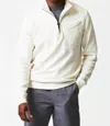 Billy Reid Double Knit Half-zip Pullover In Multi