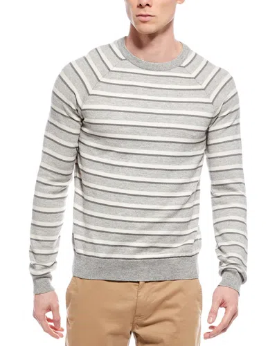 Billy Reid Quilted Half-zip Pullover In Blue