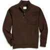 BILLY REID BILLY REID QUILTED HALF ZIP PULLOVER