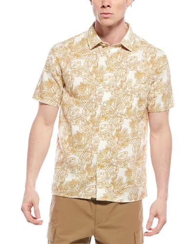 Billy Reid Relaxed Fit Shirt In Beige