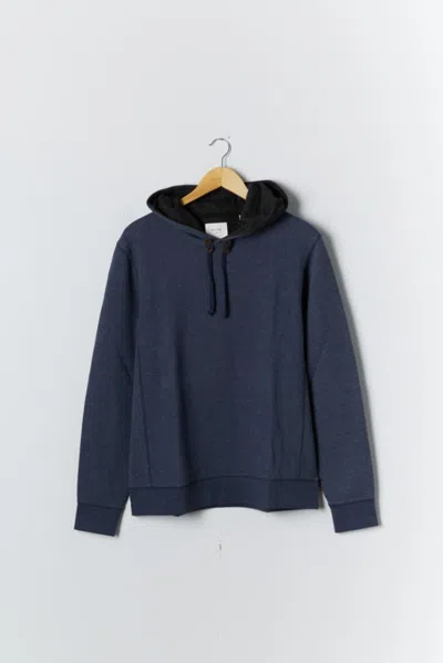 Billy Reid Rib Hoodie Pullover - Camel