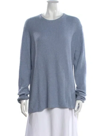 Pre-owned Billy Reid Scoop Neck Sweater In Blue