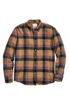 Billy Reid Block Shadow Plaid Tuscumbia Shirt Button Down In Beige Multi