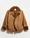 Billy Reid Shearling Jacket In Brown