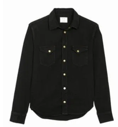 Billy Reid Shoals Denim Shirt - Black