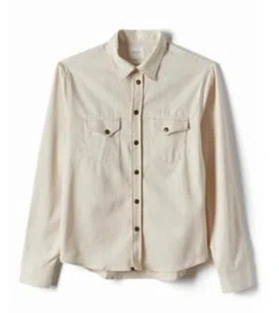 Billy Reid Shoals Twill Shirt - Natural