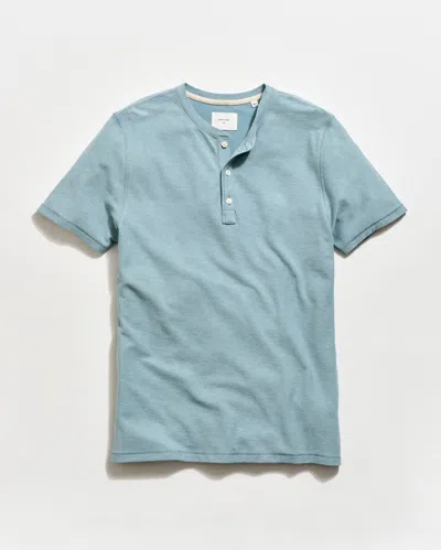 Billy Reid Short Sleeve Birdseye Henley