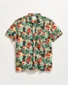 Billy Reid Cactus Treme Short Sleeve Linen Button-up Shirt