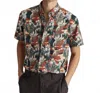 Billy Reid Short Sleeve Cactus Treme Shirt In Multi In Multi