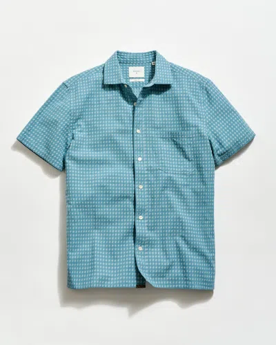 Billy Reid Short Sleeve Check Dobby Treme Shirt