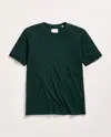 Billy Reid Short Sleeve Rib Crew In Scarab