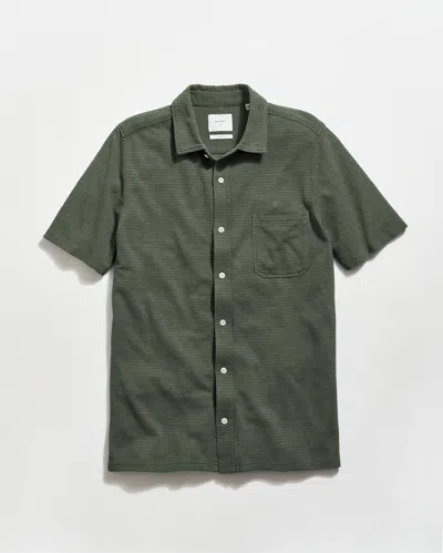 Billy Reid Short Sleeve Textured Treme Knit Shirt