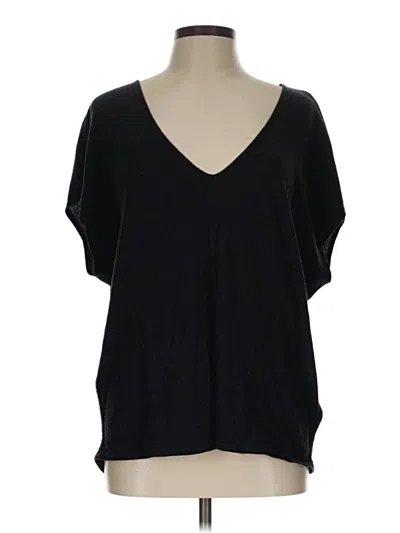 Pre-owned Billy Reid Short Sleeve T-shirt In Black