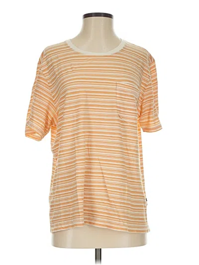 Pre-owned Billy Reid Short Sleeve T-shirt In Orange