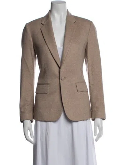Pre-owned Billy Reid Silk Blazer In Neutral