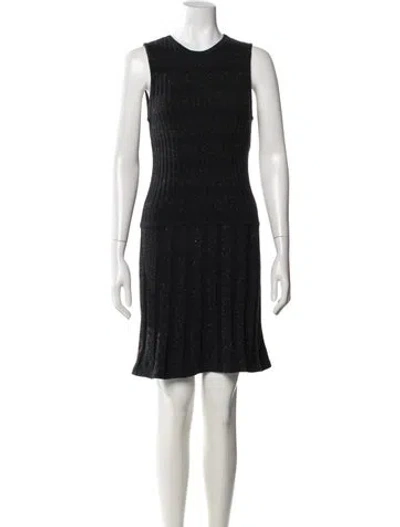 Pre-owned Billy Reid Silk Knee-length Dress In Black