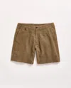 Billy Reid Slub Cotton Moore Short In Moss Green In Green