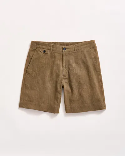 Billy Reid Slub Cotton Moore Short In Green