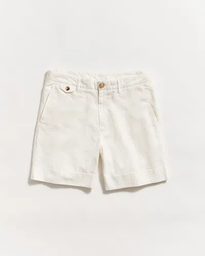 Billy Reid Slub Cotton Short In White
