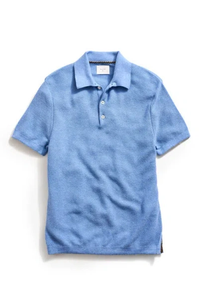 BILLY REID BILLY REID SOLID COTTON PIQUÉ POLO SWEATER