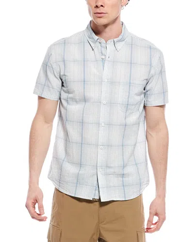 Billy Reid Standard Fit Shirt In Blue
