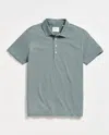 Billy Reid Stripe Pensacola Polo In Green