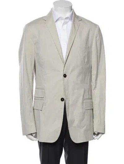 Pre-owned Billy Reid Striped Jacket In Neutrals