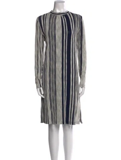 Pre-owned Billy Reid Striped Mini Dress In Multi