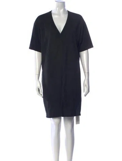 Pre-owned Billy Reid Suede Knee-length Dress In Blue