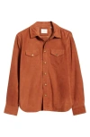 BILLY REID SUEDE SNAP FRONT WORK SHIRT