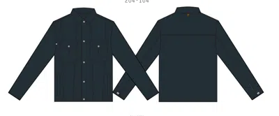 Billy Reid Suede Walt Jacket - Navy