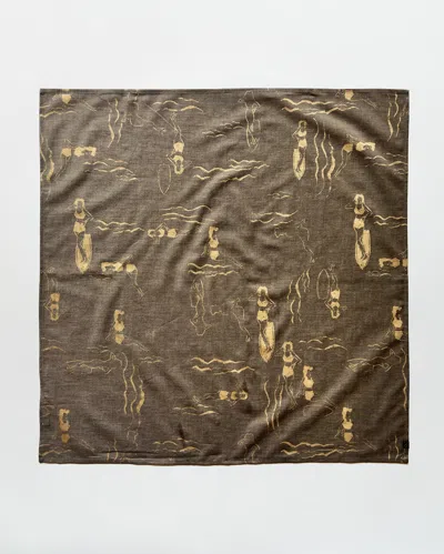 Billy Reid Surfing Ladies Bandana In Gray