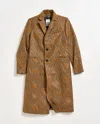 Billy Reid Tailored Jacquard Crombie In Multi