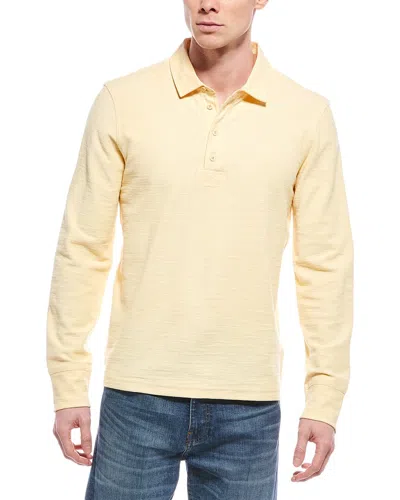 Billy Reid Terry Rugby Shirt In Yellow