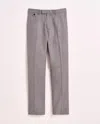 Billy Reid Textured Flat Front Trouser In Grey