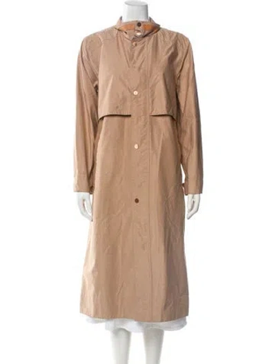 Pre-owned Billy Reid Trench Coat In Neutral