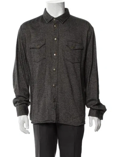 Pre-owned Billy Reid Trucker Jacket In Green