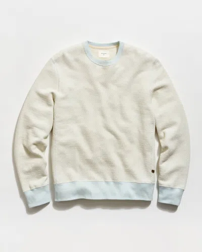 Billy Reid Tuck Terry Dover Sweatshirt In Multi