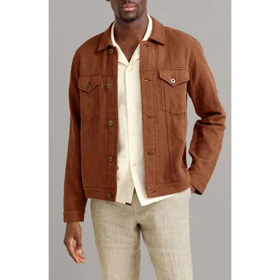 Billy Reid Moleskin Mo Shirt Jacket In Brown
