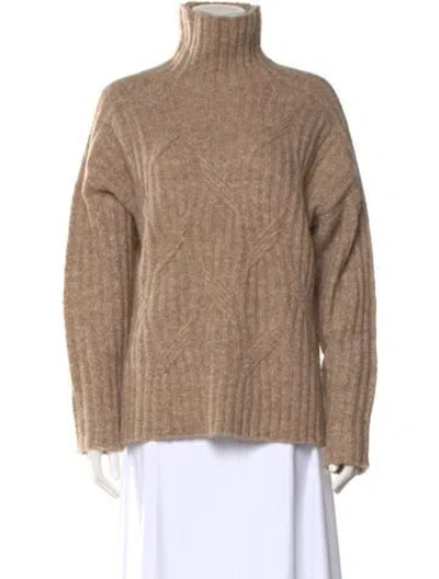 Pre-owned Billy Reid Turtleneck Sweater In Neutral
