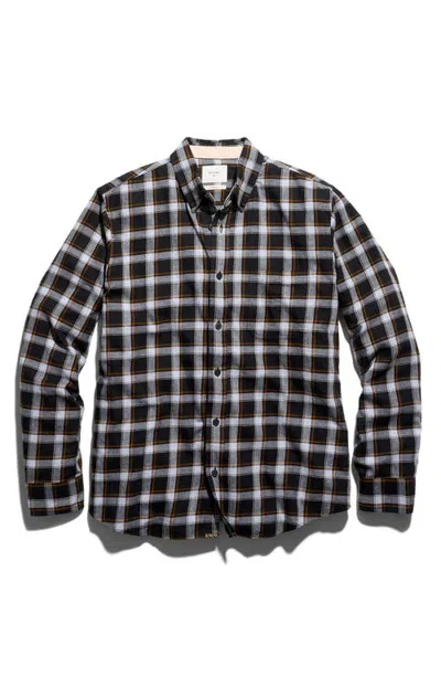 Billy Reid Tuscumbia Block Check Button Down Shirt In Multi