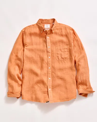 Billy Reid Tuscumbia Linen Shirt Button Down In Pheasant