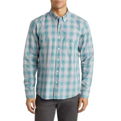 Billy Reid Tuscumbia Plaid Cotton Button-down Shirt In Blue