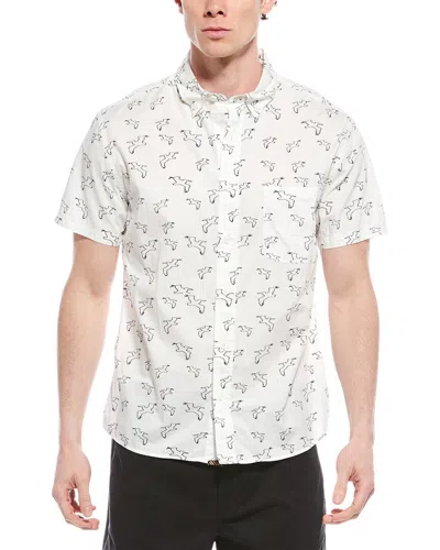 Billy Reid Tuscumbia Shirt In White