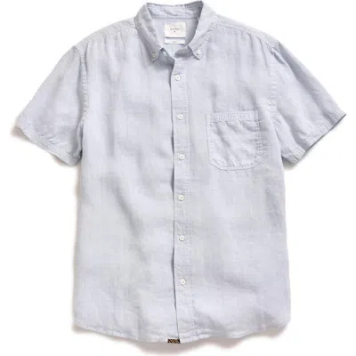 BILLY REID BILLY REID TUSCUMBIA SHORT SLEEVE LINEN BUTTON-DOWN SHIRT
