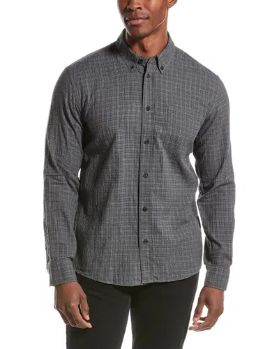 Billy Reid Tuscumbia Standard Fit Woven Shirt In Gray
