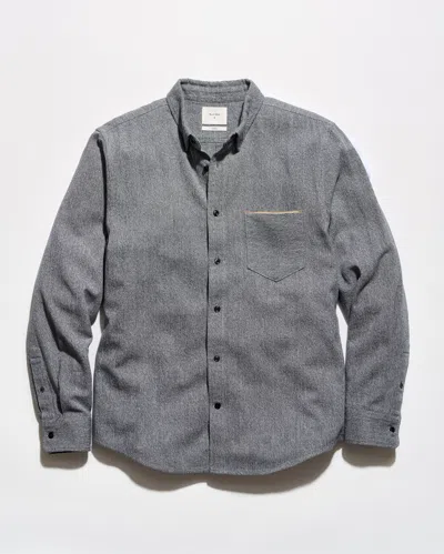 Billy Reid Twisted Msl 1-pocket Shirt In Dark Chambray