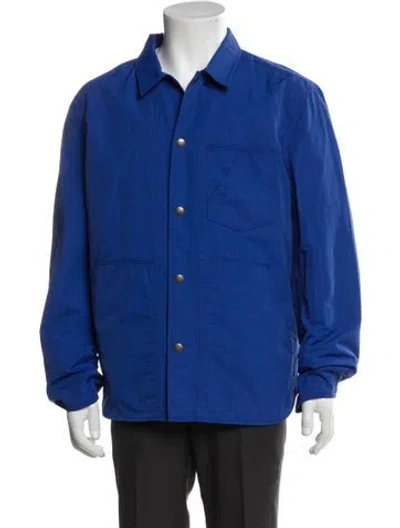 Pre-owned Billy Reid Utility Jacket In Blue