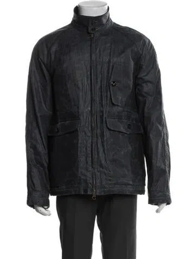 Pre-owned Billy Reid Utility Jacket In Blue